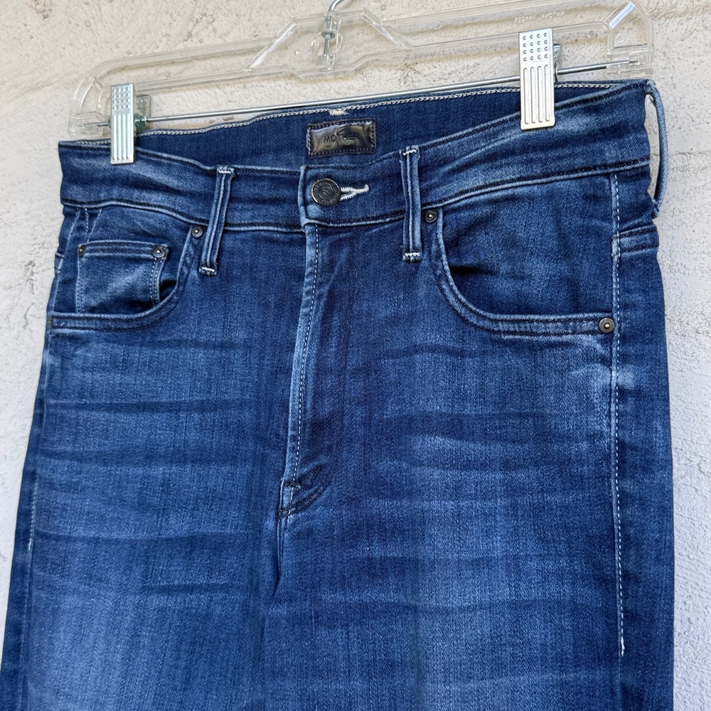 MOTHER The Insider Ankle High Rise Bootcut Ankle Jeans The Road to Paradise W-27 - Picture 4 of 16